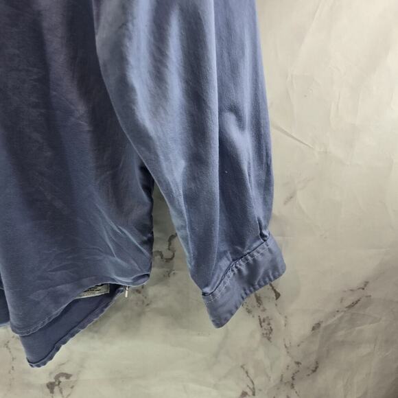 Carhartt Shirt Mens XL FR Fire Long Sleeve Button Down Blue CAT 2 ATPV 8.7 - Picture 4 of 13